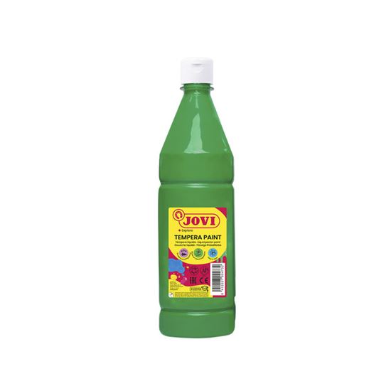 Obrázek z Tekuté temperové barvy JOVI PREMIUM v lahvi - 1000 ml / zelená