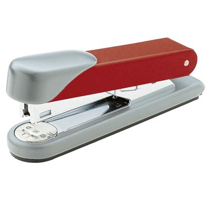 Obrázek Kancelářský sešívač Novus Stabil / červená-šedá - 30 listů