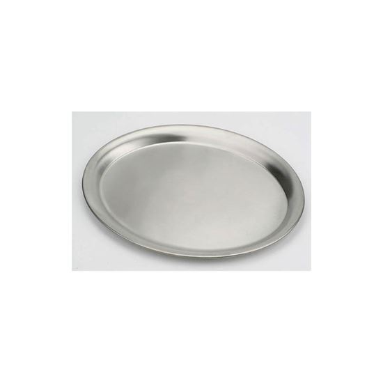 Obrázek z Podnos oválný 30 x 22 cm - nerezový