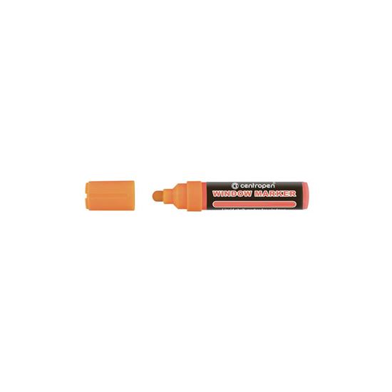 Obrázek z Značkovač Centropen 9121 window - oranžová fluo