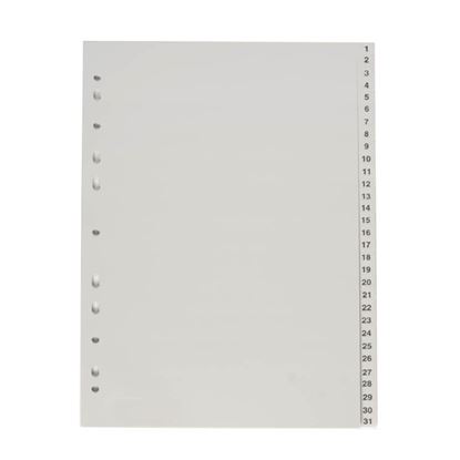 Obrázek Rozdružovač A4 plastový šedý - 1 - 31