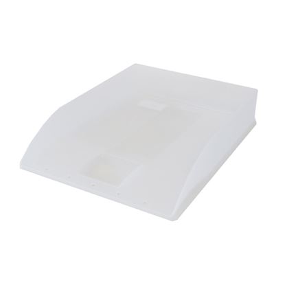 Obrázek Kancelářský box na spisy Herlitz - bílá / transparentní