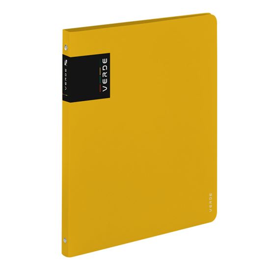 Obrázek z Desky A4 kroužkové VERDE - 4 kroužek / hořčicová