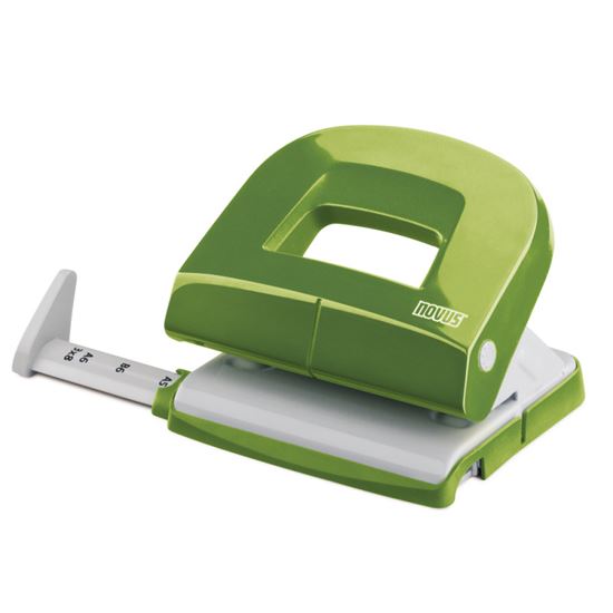 Obrázek z Kancelářský děrovač Novus E 216 / zelená - 16 listů