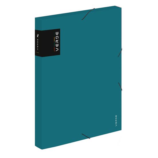 Obrázek z Box na spisy A4 VERDE s gumou - milano