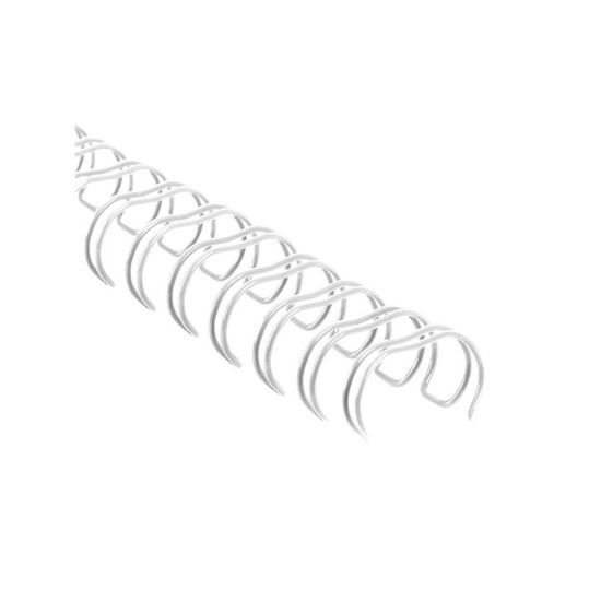 Obrázek z Drátěná vazba - 8 mm / bílá / 100 ks