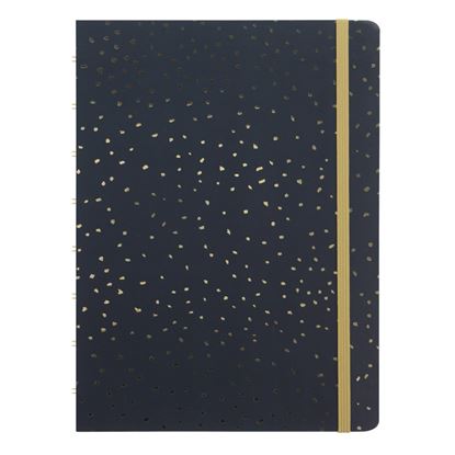 Obrázek Blok Filofax Notebook Confetti charcoal - A5/56l