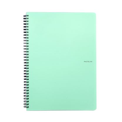 Obrázek Blok kroužkový PASTELINi - A4 / linka / zelená