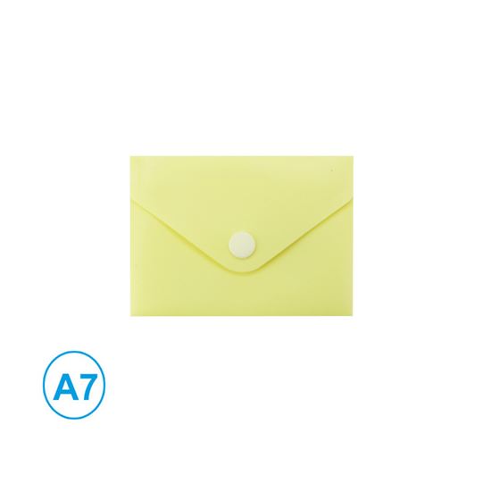 Obrázek z Spisové desky s drukem LUMA - A7 / pastelová žlutá