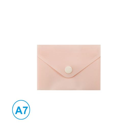 Obrázek z Spisové desky s drukem LUMA - A7 / pastelová oranžová