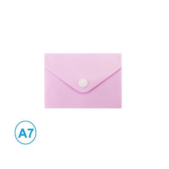 Obrázek z Spisové desky s drukem LUMA - A7 / pastelová růžová