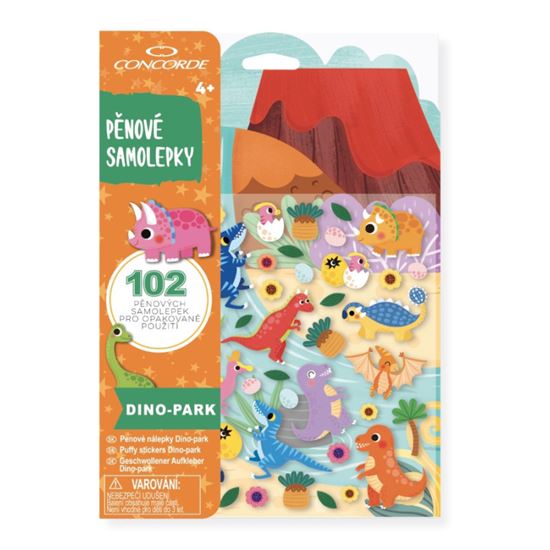 Obrázek z Samolepky pěnové CONCORDE - Dino park