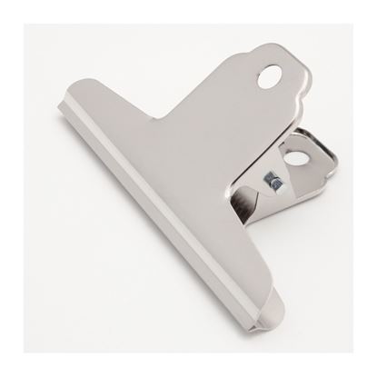 Obrázek Klipy kovové stříbrné - 145 mm