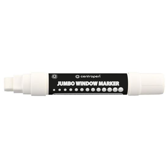 Obrázek z Značkovač Centropen 9120 JUMBO WINDOW - FLUO bílá
