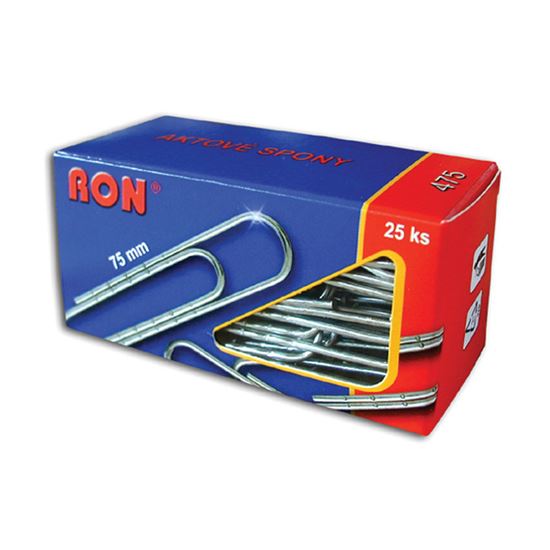 Obrázek z Aktové spony RON - 75 mm / 25 ks