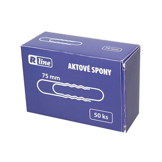 Obrázek z Aktové spony Economy - 75 mm / 50 ks