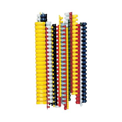 Obrázek Hřbety pro kroužkovou vazbu - 6 mm / bílá / 100 ks