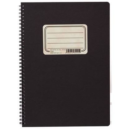 Obrázek Blok BOBO Retro s boční spirálou - A4 / čtvereček