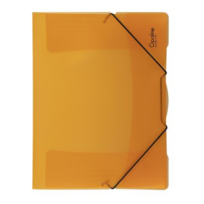 Obrázek Spisové desky A4 s gumou Opaline - oranžová