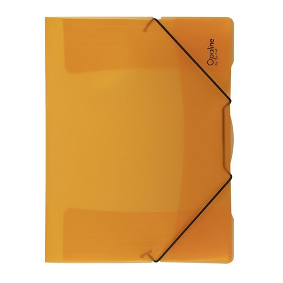 Obrázek z Spisové desky A4 s gumou Opaline - oranžová