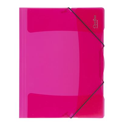 Obrázek Spisové desky A4 s gumou Opaline - červená