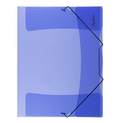 Obrázek Spisové desky A4 s gumou Opaline - modrá
