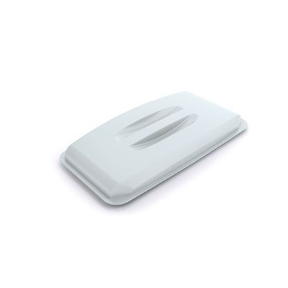 Obrázek Víko na odpadkový koš Durabin - 60 l / bílá