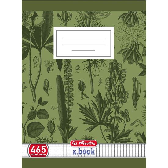 Obrázek z Sešit školní Herlitz Premium 465 - A4 / čtvereček / 60 listů