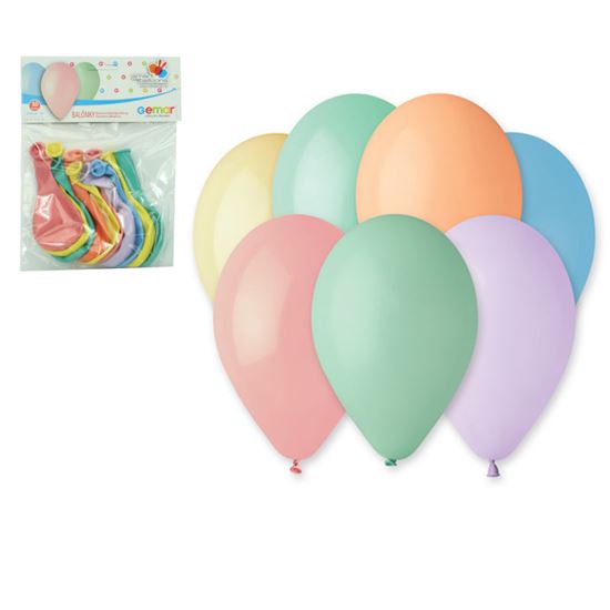 Obrázek z Balónek nafukovací 26 cm - pastelový / 10 ks
