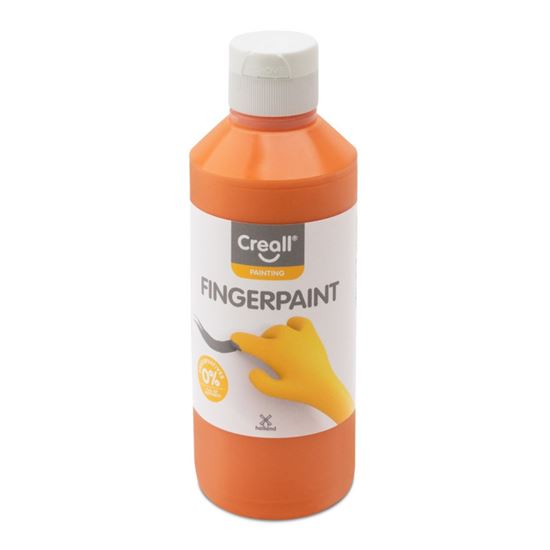 Obrázek z Prstové barvy Creall Happy - oranžová / 250 ml