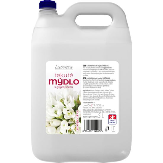 Obrázek z Lavonea tekuté mýdlo sněženka 5 l