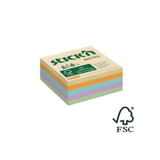 Obrázek z Samolepicí bločky Stick´n by Hopax FSC - 51 x 51 mm / 240 lístků / luční pastelové barvy