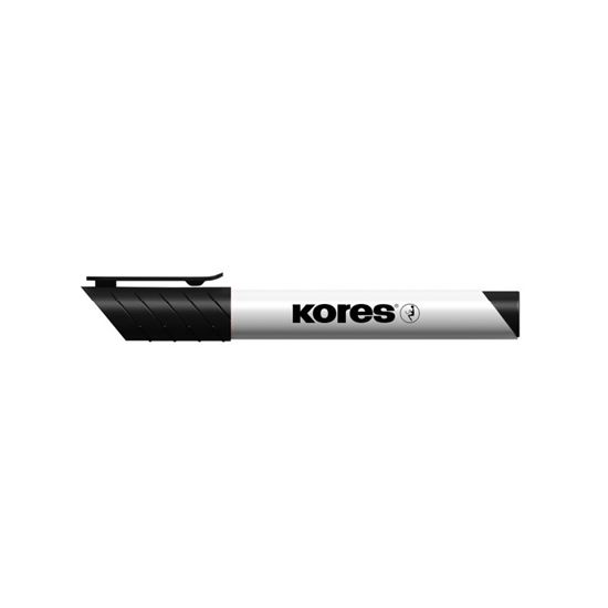 Obrázek z Popisovač Kores K-Marker Whiteboard - černá / klínový hrot