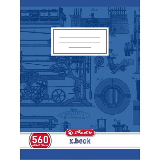 Obrázek z Sešit školní Herlitz Premium 560 - A5 / čistý / 60 listů
