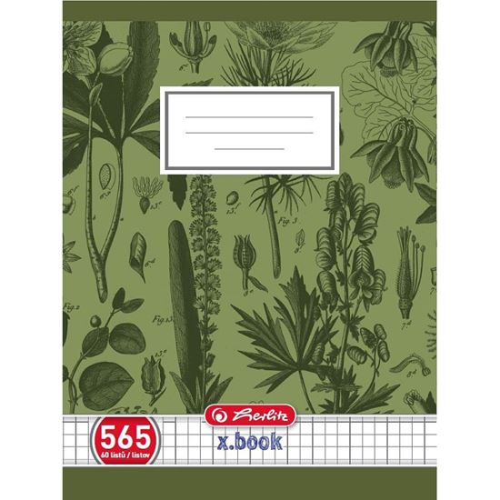Obrázek z Sešit školní Herlitz Premium 565 - A5 / čtvereček / 60 listů