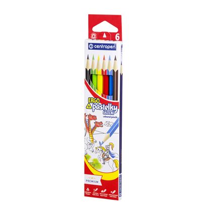 Obrázek Pastelky Centropen ERGO - 6 barev