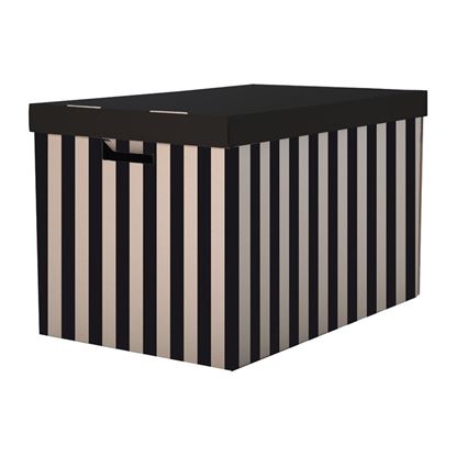 Obrázek Krabice úložná s víkem - 56 x 37 x 36 cm / 2 ks