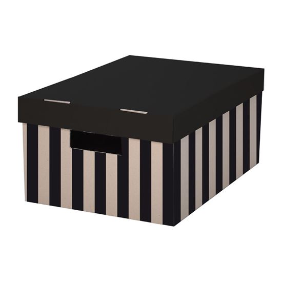 Obrázek z Krabice úložná s víkem - 28 x 37 x 18 cm / 2 ks