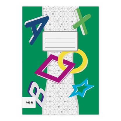 Obrázek Sešity školní ECONOMY 60 listů - A4 / čtvereček / 465