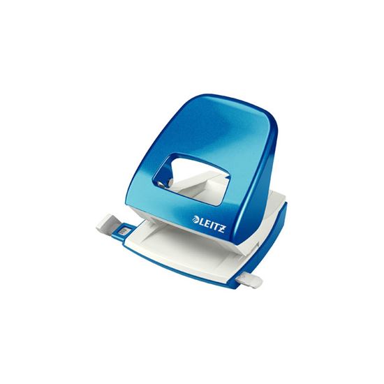 Obrázek z Kancelářský děrovač Leitz NeXXt 5008 / metalická modrá - 30 listů