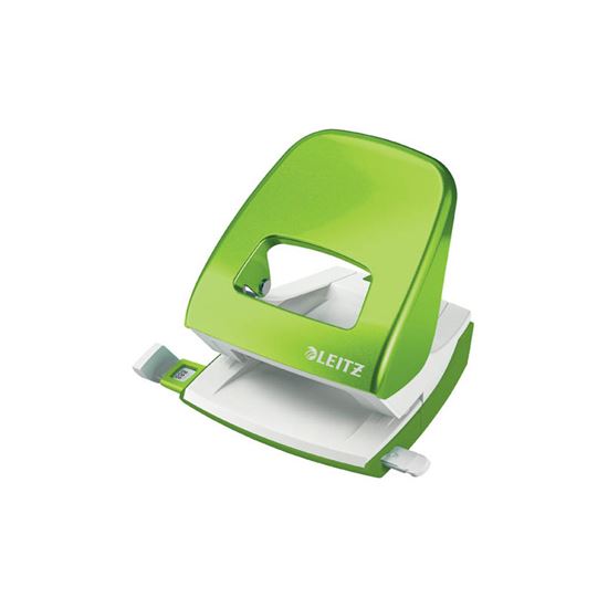 Obrázek z Kancelářský děrovač Leitz NeXXt 5008 / metalická zelená - 30 listů