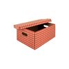 Obrázek z Krabice Emba úložná s víkem A3 / 44 x 32 x 20 cm / červená