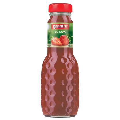 Obrázek Džus Granini jahoda 100% 0,2 l / sklo