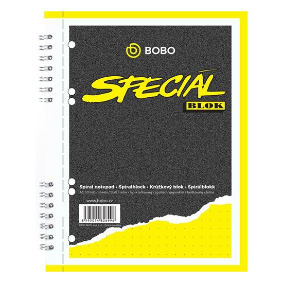 Obrázek z Blok BOBO speciál - A5 / tečkovaný