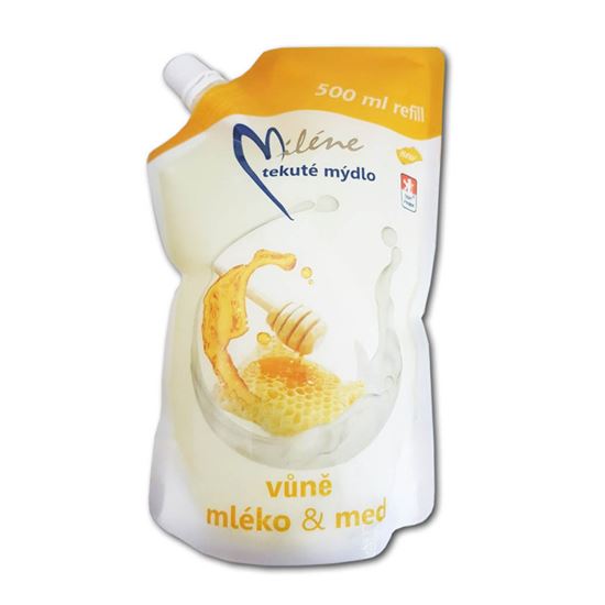 Obrázek z Tekuté mýdlo Miléne mléko a med - náplň / 500 ml