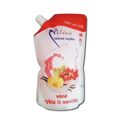 Obrázek Tekuté mýdlo Miléne rybíz a vanilka - náplň / 500 ml