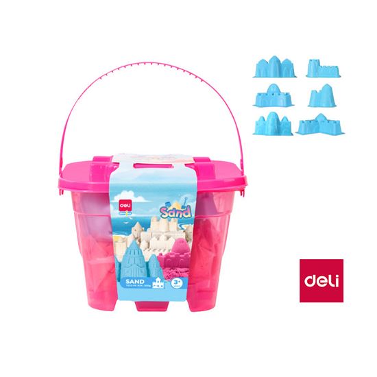 Obrázek z Písek kinetický DELI 500 g - růžová