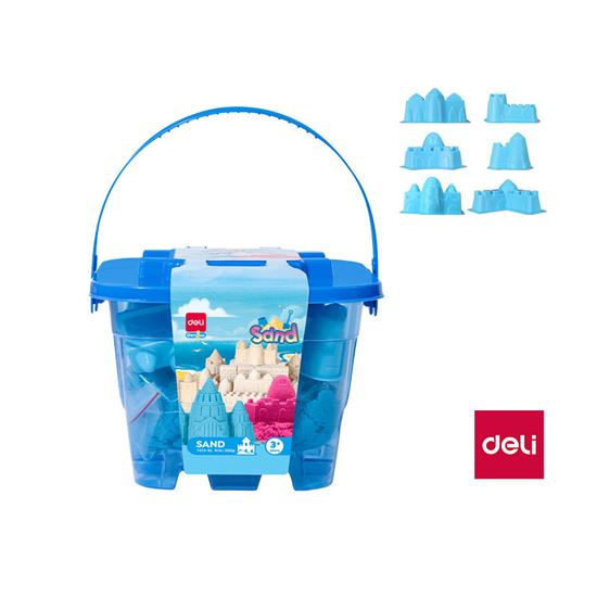 Obrázek z Písek kinetický DELI 500 g - modrá