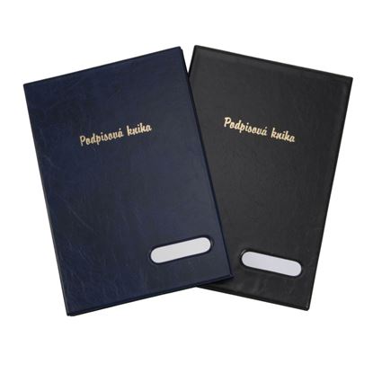 Obrázek Kniha podpisová Hanibal - černá