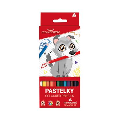Obrázek Pastelky CONCORDE Volfík / 12 barev